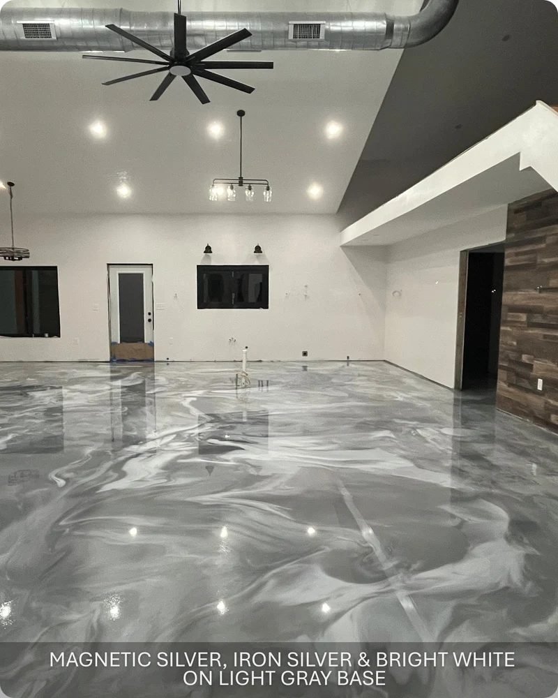 epoxy flooring project in Houston
