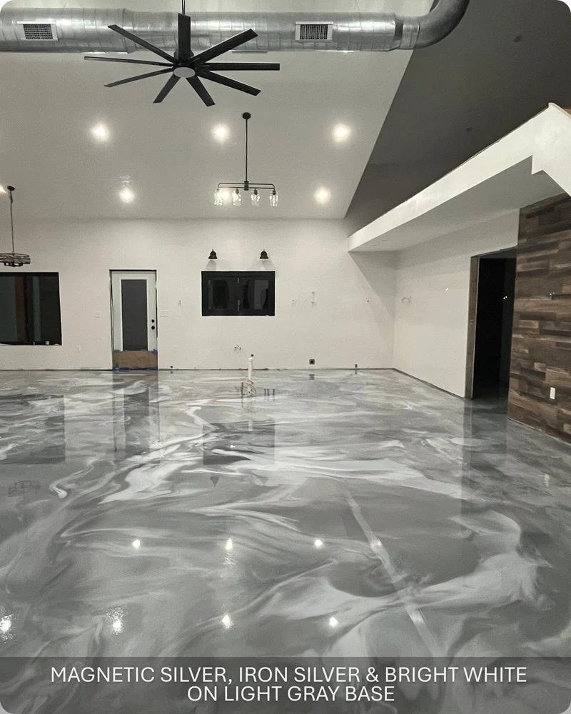 epoxy flooring project in Houston